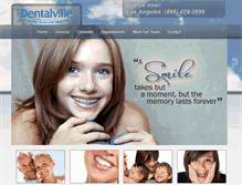 Tablet Screenshot of dentalville.com